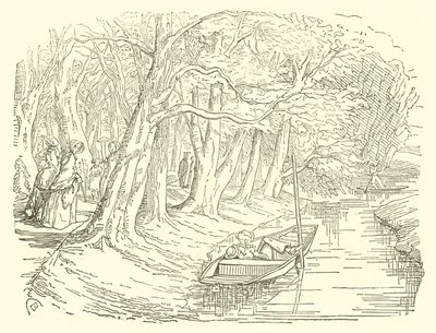 Une promenade en barque sur le Cherwell - Cuthbert Bede