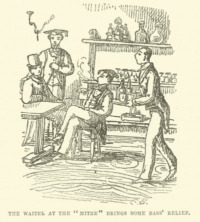Illustration pour Petit M. Bouncer et son ami Verdant Green - Cuthbert Bradley