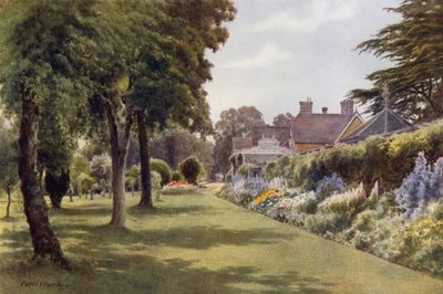 Bordure herbacée, Osborne Cottage - Cyril Ward