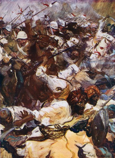 Charge des lanciers à Kandahar - Cyrus Cuneo