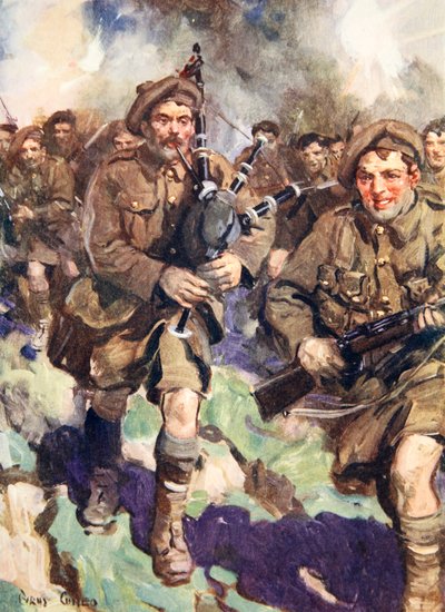 Piper galant menant la charge - Cyrus Cuneo