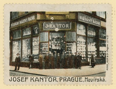 Devanture du magasin de Josef Kantor, Prague - Czech School