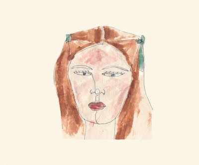 Fille (aquarelle) - Daisy de Villeneuve