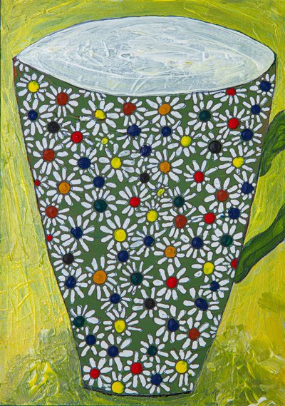 Tasse à thé « Marguerite colorée » - Dale Hefer & Family