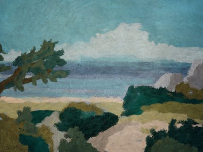 Vue sur la falaise - Dan Hobday