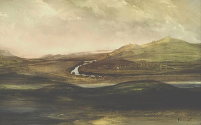 Vue sur la vallée - Dan Hobday