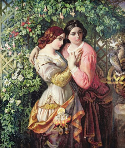 Rosalind et Celia, c.1845 - Daniel Maclise