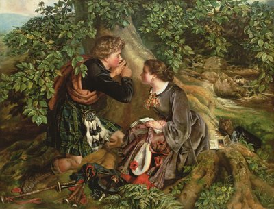 Amoureux écossais, 1863 - Daniel Maclise