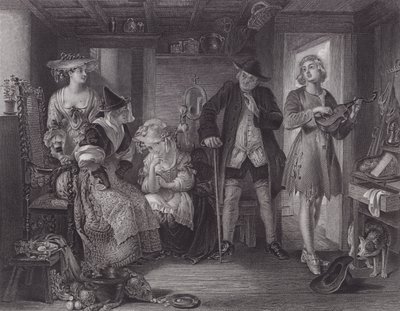 Une scène de "Midas" - Daniel (after) Maclise