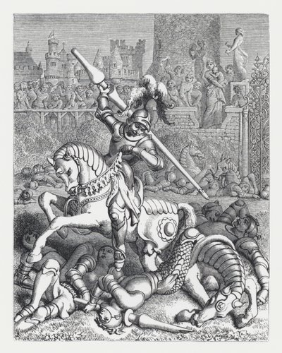 Illustration pour le poème de Tennyson, La Princesse - Daniel (after) Maclise