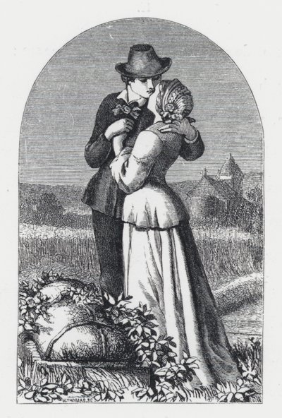 Illustration pour le poème de Tennyson, La Princesse - Daniel (after) Maclise