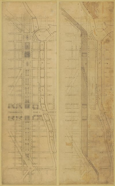 Plan de Chicago, 1909 : emplacement et disposition suggérés - Daniel Burnham