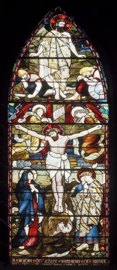 La Crucifixion, Abbaye de Paisley, Cottier & Co, 1874 - Daniel Cottier