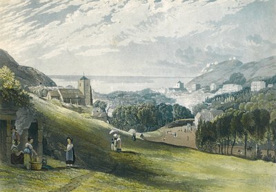 Hastings depuis la route de Londres - Daniel Havell