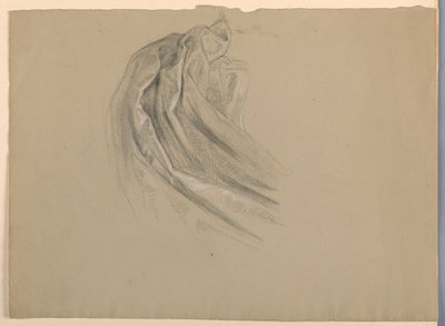 Étude de draperie pour "Une Madeleine" - Daniel Huntington