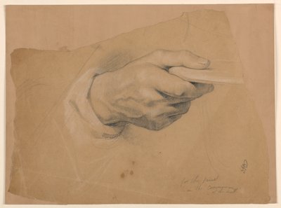 Dessin, étude pour "Communion of t", 1844 - Daniel Huntington