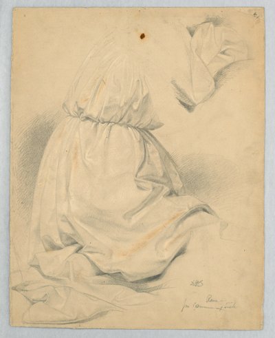 Dessin, étude pour "Communion of t", 1846 - Daniel Huntington