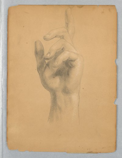 Dessin, étude pour "Le rêve de Mercy", 1841 - Daniel Huntington