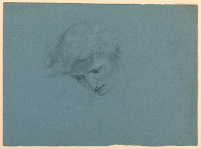 Dessin, étude pour "Le rêve de Mercy", 1857 - Daniel Huntington