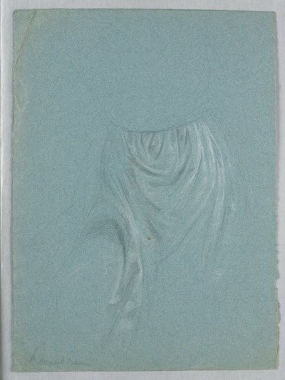 Dessin, étude pour "Le rêve de Mercy", 1857 - Daniel Huntington