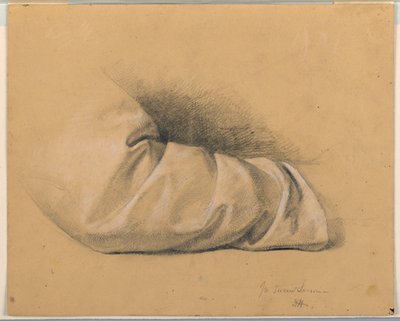 Dessin, étude pour la "Leçon sacrée", 1844 - Daniel Huntington