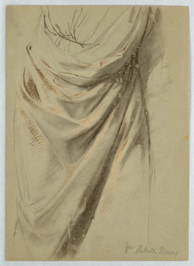 Dessin, étude pour "Tribute Money", 1852 - Daniel Huntington