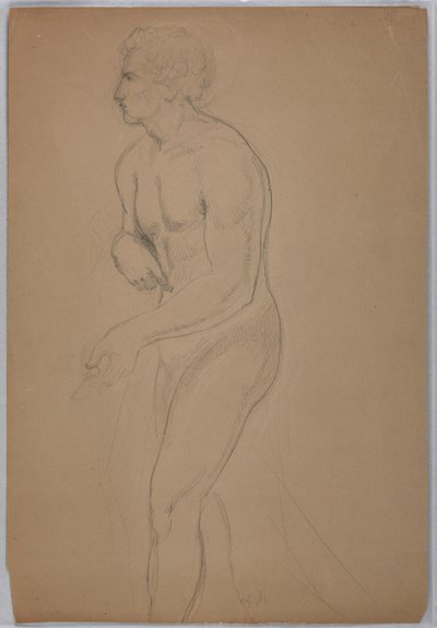 Dessin, étude pour "Tribute Money", juillet 1852 - Daniel Huntington