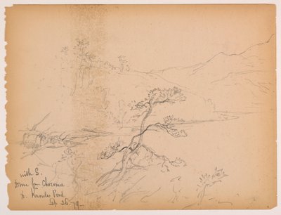Trajet de Chocorua à Knowles Pond - Daniel Huntington