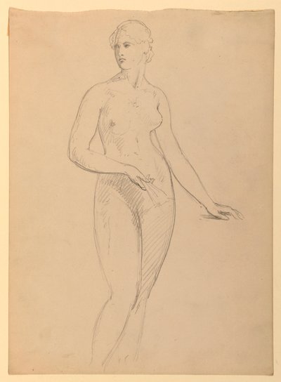 Femme nue, étude pour le portrait de Mme Henry Schieffelin - Daniel Huntington