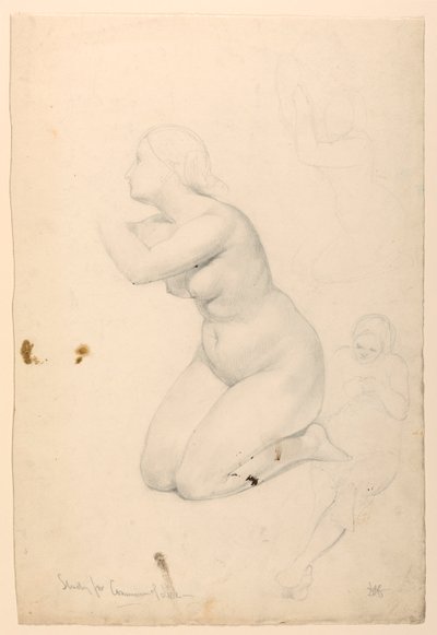 Étude de figure pour "Communion des Malades" - Daniel Huntington