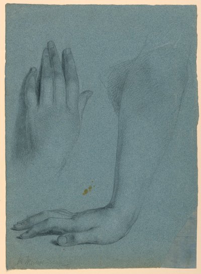 Main et bras de la Miséricorde, étude pour « Le rêve de la Miséricorde » - Daniel Huntington