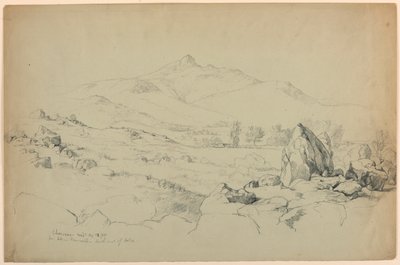 Mont Chocorua depuis la colline près de Tamworth, au sud-ouest du lac - Daniel Huntington