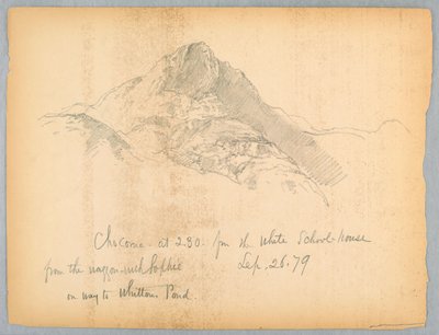 Mont Chocorua en route vers Whitton Pond - Daniel Huntington