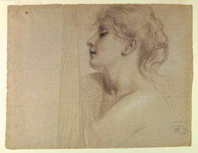 Mme Levicz en paix, étude pour "Justice et Paix" - Daniel Huntington