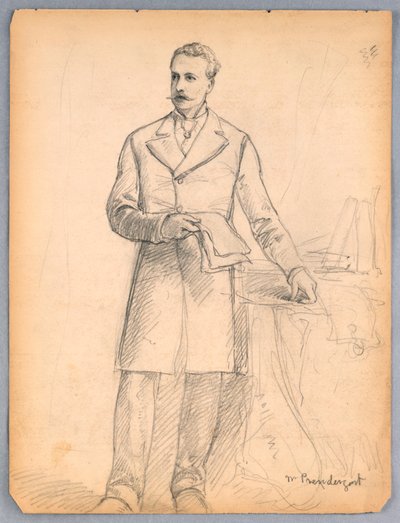Étude pour le portrait de James Prendergast - Daniel Huntington