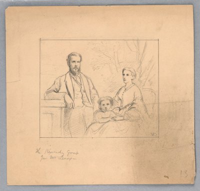 Étude pour "Titien montrant" - Daniel Huntington