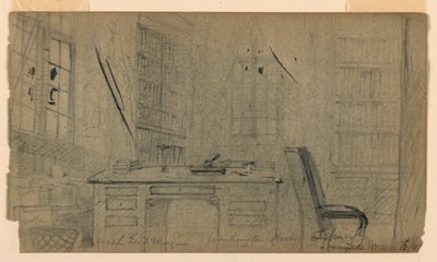 Bibliothèque de Washington Irving à Sunnyside - Daniel Huntington
