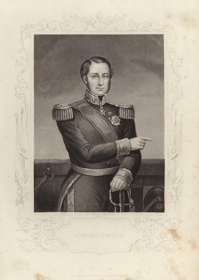 Amiral Havelin (gravure) - Daniel John. Pound