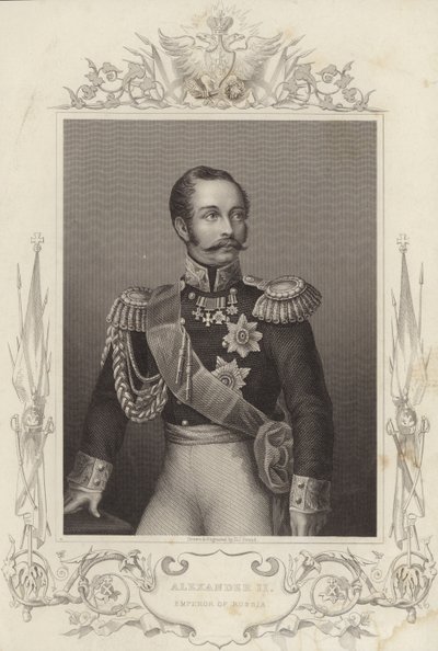 Alexandre II, empereur de Russie (18181881) (gravure) - Daniel John. Pound