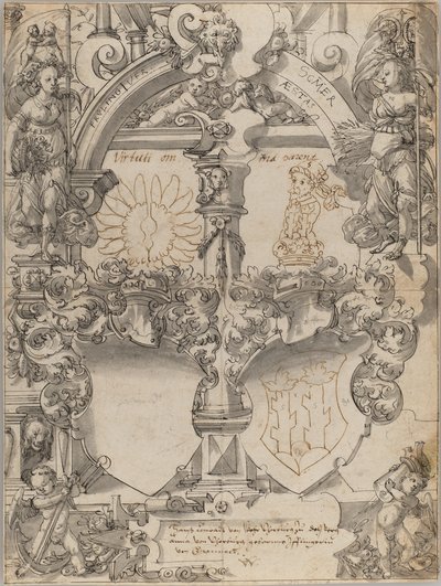Design pour une fenêtre de mariage avec les saisons Printemps et été - Daniel Lindtmayer