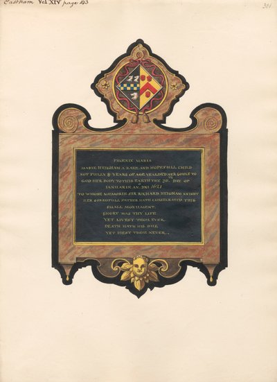 Mémorial à Mary Heigham de l