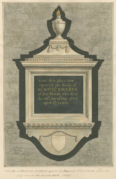 Mémorial à M. Nathaniel Ravener de l