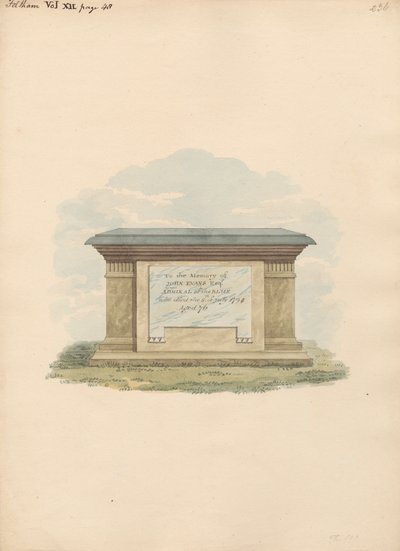 Tombe de John Evans de l