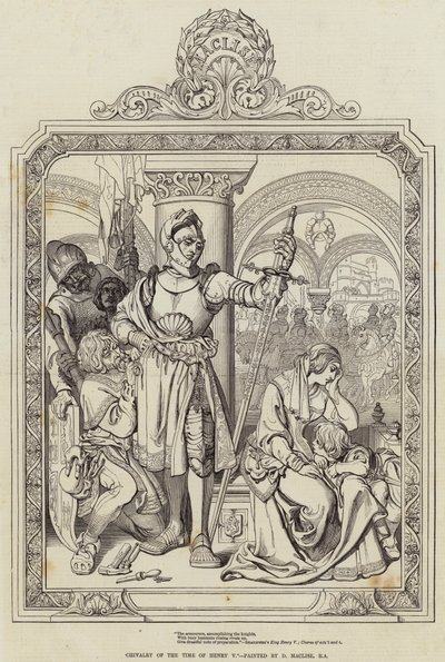 Chevalerie du Temps de Henri V - Daniel Maclise