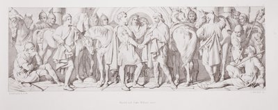 Harold et le duc Guillaume se rencontrent, tiré de 