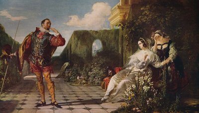 Malvolio et la comtesse, vers 1840, vers 1915 - Daniel Maclise