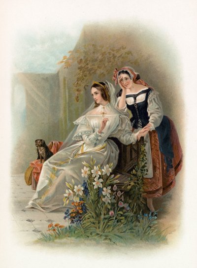 Olivia et Maria de La Nuit des rois - Daniel Maclise