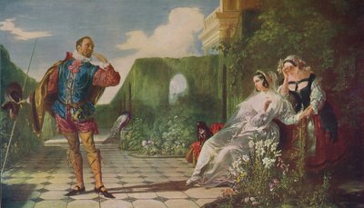 Scène de La Nuit des rois Malvolio et la comtesse, c1840, c1915 - Daniel Maclise