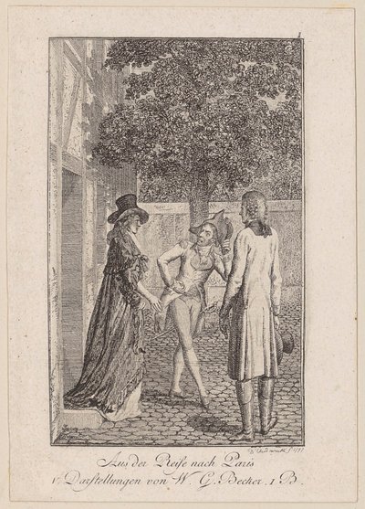 Du voyage à Paris - Daniel Nikolaus Chodowiecki