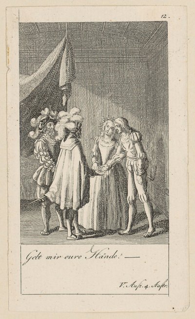 Planche 12 pour « La Tempête » de Shakespeare - Daniel Nikolaus Chodowiecki